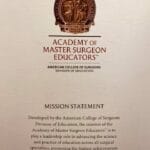 Ο Δρ. Κωνσταντίνος Κωνσταντινίδης, MD, PhD, FACS, εξελέγη τακτικό μέλος του Academy of Master Surgeon Educators™ του Αμερικανικού Κολλεγίου Χειρουργών